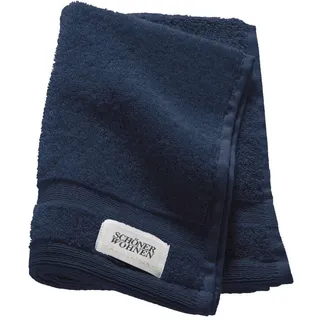 Schöner Wohnen Cuddly Gästehandtuch 30 x 50 cm nachtblau