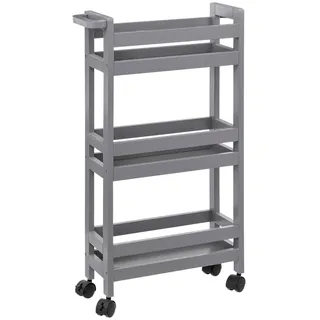 5five simply smart 5five - servierwagen mit Rollen 3 Ebenen colorama betongrau