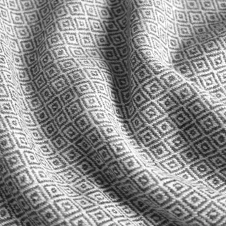 Lorenzo Cana Luxus Kaschmirdecke 100% Kaschmir flauschig weiche Wohndecke Decke handgewebte Sofadecke Kaschmirdecke Wolldecke Grau 9617577