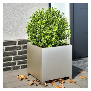 vidaXL Pflanzkübel 40 x 40 x 40 cm Edelstahl