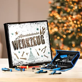 BRAST Adventskalender | Werkzeug-Set | Bits, Schraubendreher, Ratsche, Mini-Säge