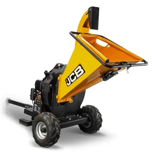 JCB Profi Benzin Holzhäcksler bis 120mm 15PS Elektrostart 360° drehbarer ziehbar