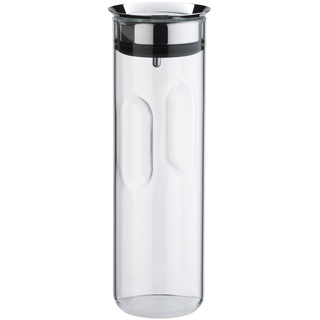 WMF Karaffe 125 Liter MOTION, Glas - Cromargan Edelstahl 18/10 - Silikon - 1,25 Liter