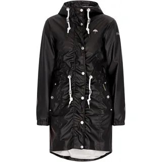 Schmuddelwedda Damen Regenmantel, S, Schwarz - S