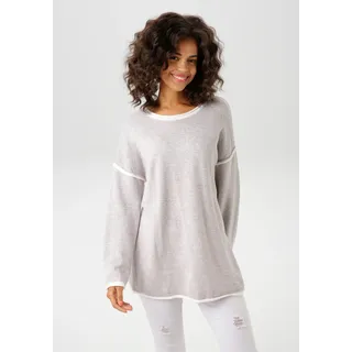 Aniston CASUAL Strickpullover grau 48