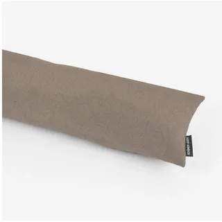 SCHÖNER LEBEN. Zugluftstopper SCHÖNER LEBEN. Zugluftstopper Lurexeffekte Glamour uni natur gold, handmade beige 15 cm x 110 cm x 15 cm