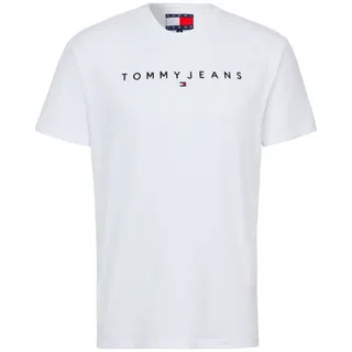Tommy Jeans Dm0dm20744 Kurzarm-T-Shirt White S