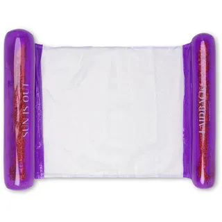 Swim Essentials Luftmatratze Wasserhängematten Lila 121 x 78 cm, Wassermatratze Matratze Schwimmmatratze Liege