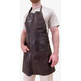Gusti Leder Kochschürze Gusti Leder Lederschürze Rhett braun