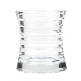 Sovie CANDLES Kerzenglas Curve Transparent für Sovie® Refill Kerzen - Kerzenständer Windlicht