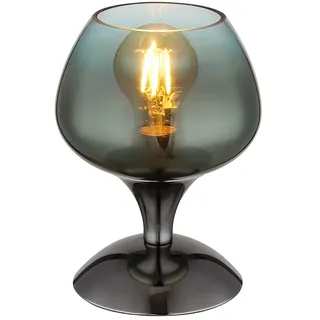 GLOBO Tischleuchte Rauchglas Grün