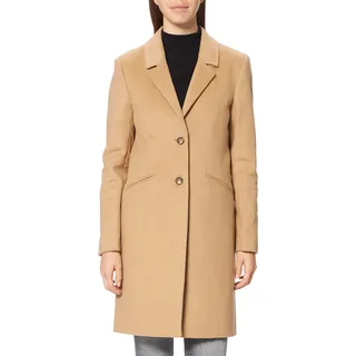 GANT Damen D1. Classic Tailored Wool Coat, Dark Khaki, XS - XS
