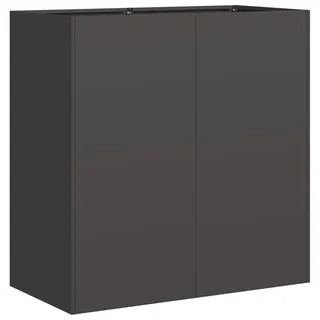 vidaXL Pflanzkübel 80 x 40 x 80 cm Schwarz