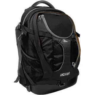 Kurgo G-Train Hundetransportrucksack, Schwarz | Für Hunde bis zu 11kg, Wasserdichter Boden, Mehrere Fächer, Robuster Abenteuerrucksack
