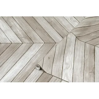 d-c-fix Möbel-Klebefolie Chevron Grey, 67,5 cm x 2 m - abwaschbare und selbstklebende Deko-Folie für Küche, Schrank, Tisch & Fensterbank - modern & nachhaltig