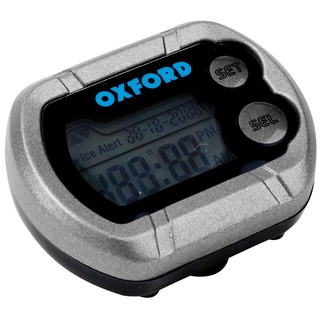 Oxford Deluxe Motorrad Digitaluhr, schwarz