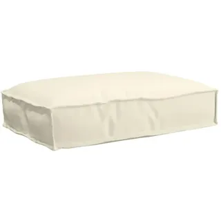 vidaXL Sitzkissen 60 x 40 cm Creme