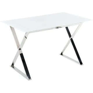 Beliani Attica 120 x 75 x 70 cm weiß/silber