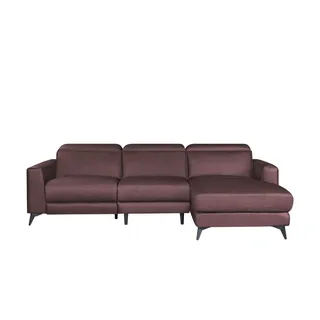 Primo Ecksofa mit Relaxfunktion Taku ¦ rot ¦ Maße (cm): B: 268 H: 81 T: 169.0