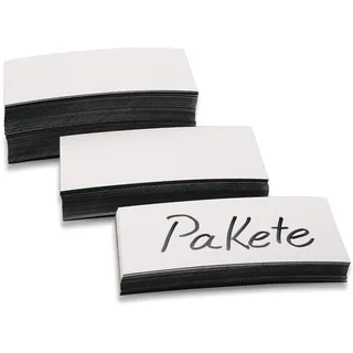 Magnetoplan Lagerschild B20 x L100 mm magnetisch weiß Stärke 0,6 mm MAGNETOPLAN
