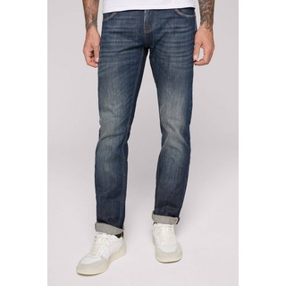 CAMP DAVID Regular-fit-Jeans mit niedriger Leibhöhe blau