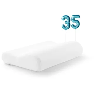 TEMPUR Original Junior Kinder-Kopfkissen, ergonomisches Nackenstützkissen für Kinder ab 8 Jahren, Memory Foam, Liegefühl fest, Jr (40 x 26 x 7/4 cm)