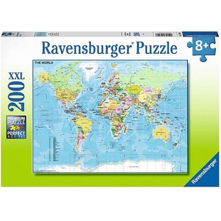 Ravensburger 12890 Puzzle Die Welt 200 Teile XXL 12890