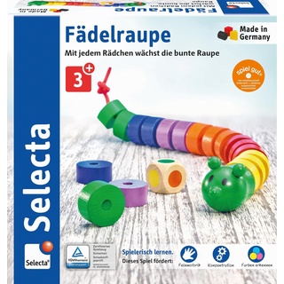 Selecta Spielzeug Fädelraupe (Italienisch)