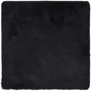 vidaXL Teppich Shaggy Hochflor NAVARRA Schwarz 200x200 cm Polyester