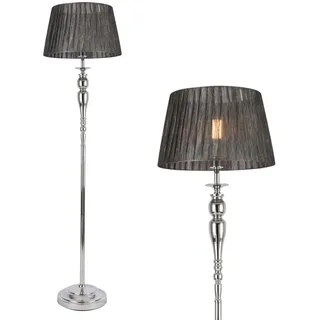 lux.pro Lingen 1-flg. 151 cm Chrom/Grau