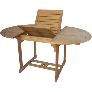 Sedex Gartentisch 180 x 120 x 75 cm natur ausziehbar