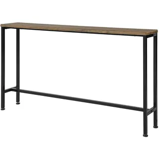 SoBuy FSB19-N Konsolentisch 120x65x20 braun/schwarz
