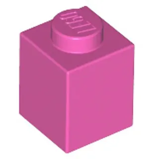 1 Stück LEGO, Teil Nr. 3005 in Dunkelrosa (Dark Pink)