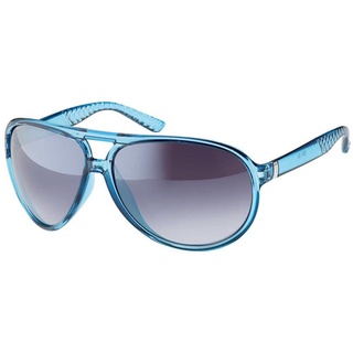 BEZLIT Eyewear Pilotenbrille Piloten Designer Damen Sonnenbrille (1-St) mit schwarzen Linsen blau|schwarz