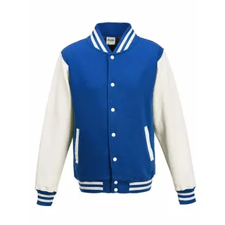 Just Hoods by AWDiS Varsity Jacket Royal Blue/White M