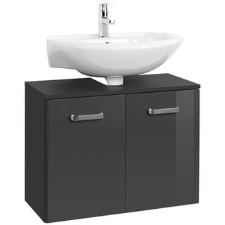 HELD MÖBEL Waschbeckenunterschrank »Bologna«, BxHxT: 70 x 54 x 35 cm - grau