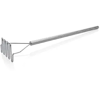 TAMLED Kartoffelstampfer Gemüsestampfer fugenlos 60 cm Edelstahl - Profiausführung