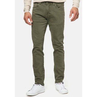Indicode Regular-fit-Jeans INSamario grün 34/32
