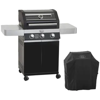 Rösle BBQ-Station VIDERO G3 inkl. Abdeckhaube - Schwarz