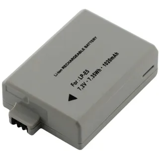 Akku für Canon EOS 1000D, Typ LP-E5, 1020 mAh