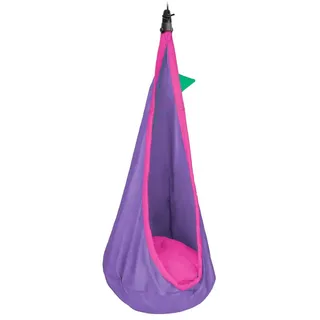 Kinderhängesessel Hanging Nest Grün/Lila/Pink