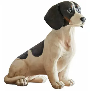 Mirabeau Dekofigur Deko-Hund Bryan weiß/schwarz schwarz|weiß