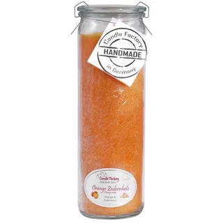 Candle Factory Big Jumbo Kerzen Windlicht Duft Orange Zedernholz 306081