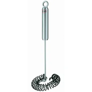 RÖSLE Spiralbesen, Saucenbesen mit Silikonspirale, Edelstahl 18/10, spülmaschinengeeignet silberfarben