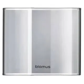 blomus Windlicht Ersatzglas für Windlicht M Calma, Ersatzteil, Ersatz Glas, Steel Gray, (Kein Set) grau