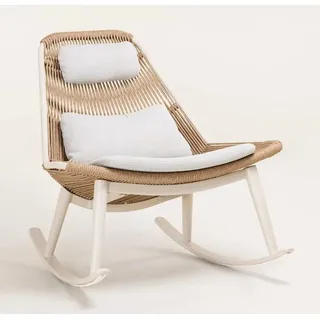 Segarda Schaukelsessel Cremona Aluminium Beige