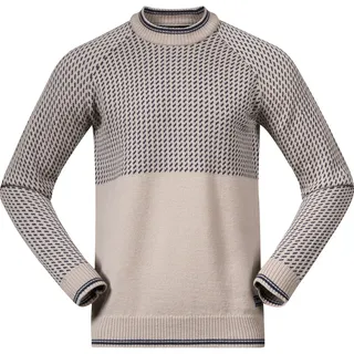Bergans Herren Alvdal Wool Pullover (Größe L, beige)