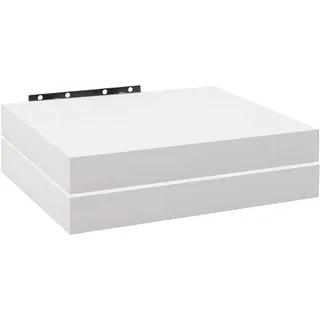 Woltu Bücherregal 25 x 23 x 3,8 cm Weiß