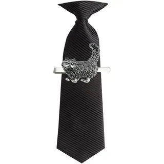 Giftsforall Krawattennadel / Krawattennadel, Motiv stehende Katze aus feinem englischen modernen Zinn, A40