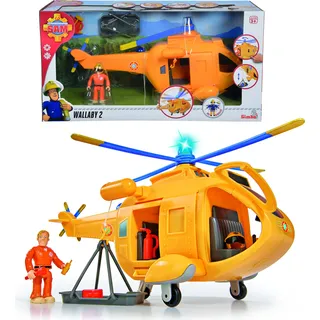 Simba Feuerwehrmann Sam Hubschrauber Wallaby II mit Figur